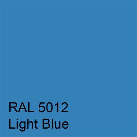 RAL 5012 Light blue .